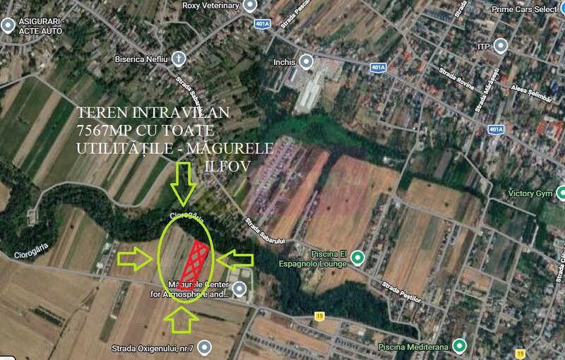 Teren ideal dezvoltare imobiliara in Magurele strada Atmosferei